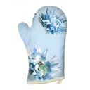blue hues with a blushing bride flow pattern. Back