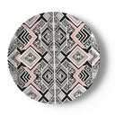 Savanna pink bone China dinner plate.
