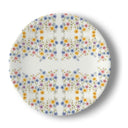 Vibrant wildflower dinner plates, colourful bone China diner plate.