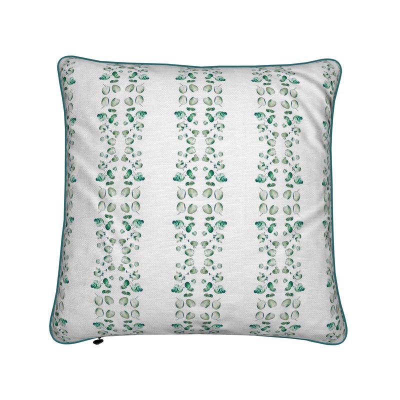 Cushion Gumleaf Green Cotton Linen