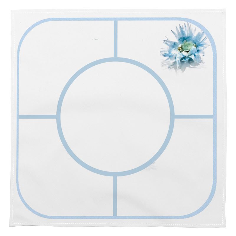 Table Napkins Evon Blue