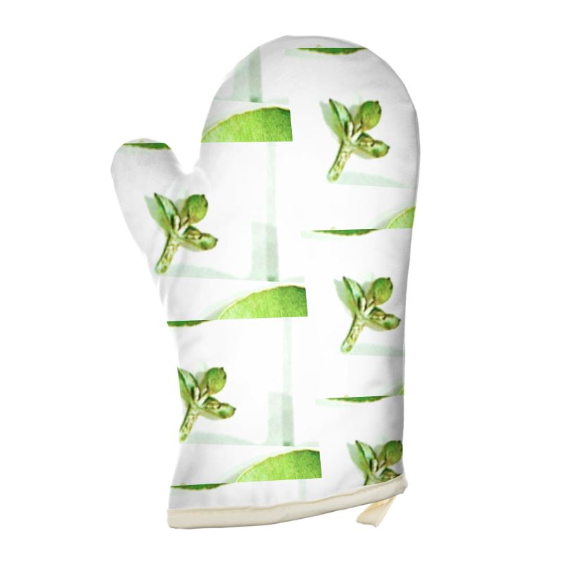 Oven Gloves Pair Gumleaf Green