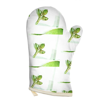 Oven Gloves Pair Gumleaf Green