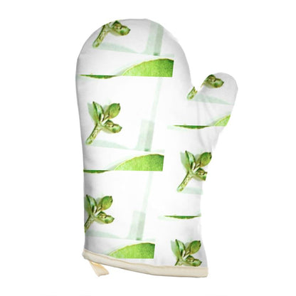 Oven Gloves Pair Gumleaf Green