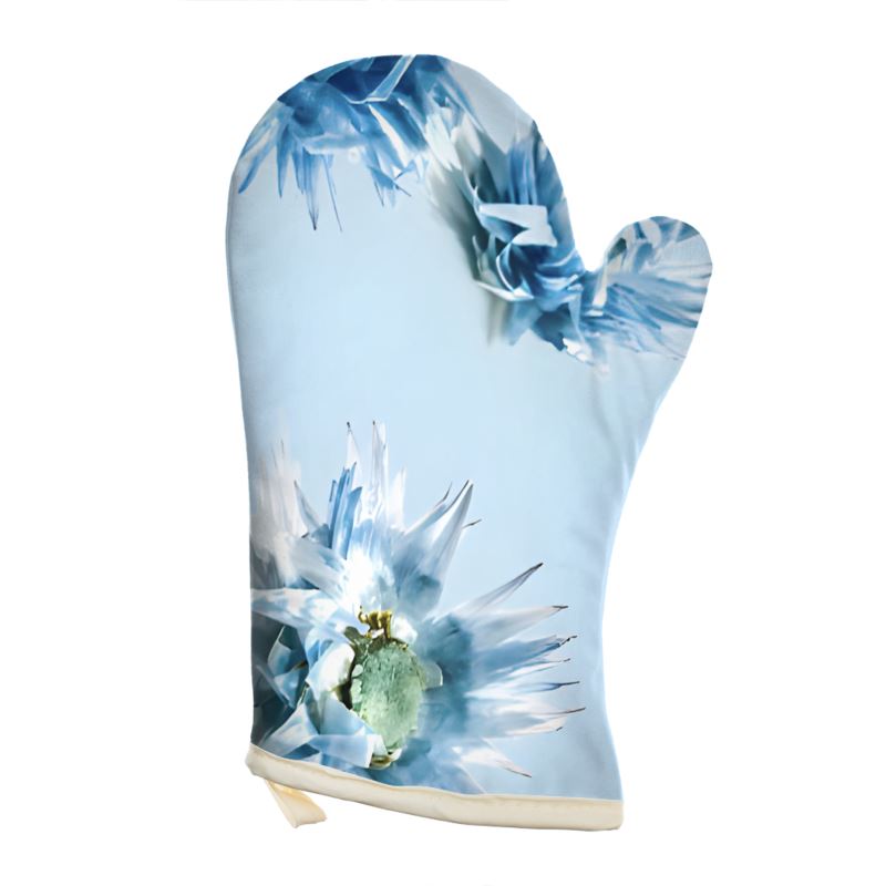 Oven Glove Pair Evon Blue