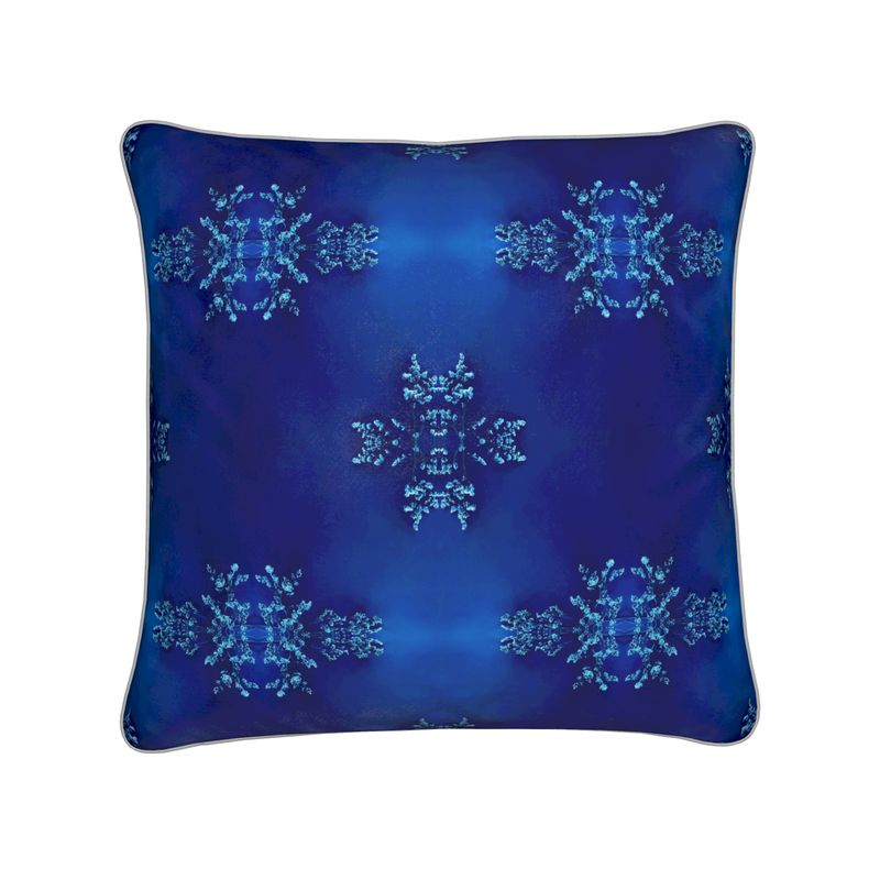 Cobalt Blue Velvet Cushion