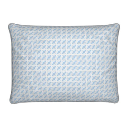 Cushion Evon Blue Sky Cotton Linen