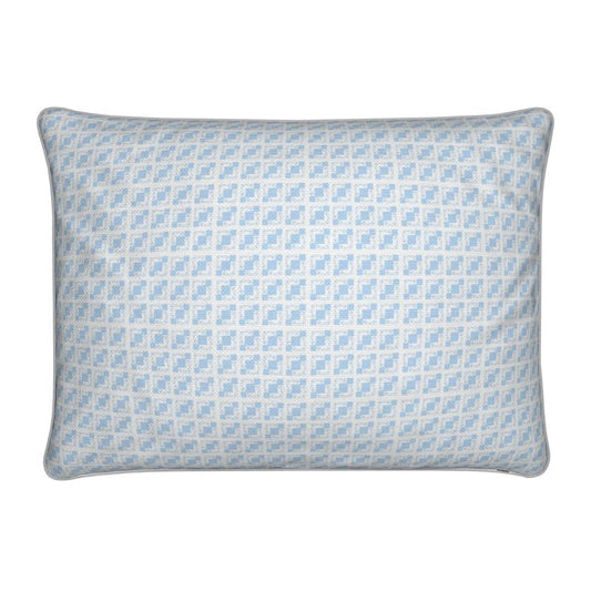 Cushion Evon Blue Sky Cotton Linen