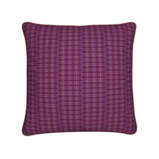 Cushion Burgundy Mayfair herringbone