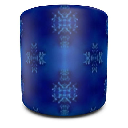 Pouffe (Ottoman) Round Cobalt Blue