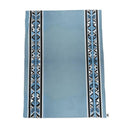 Savanna Blue Velvet Throw