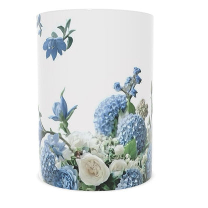 Blue and white Hydrangea coffee mug set