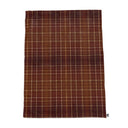 Copper Brown Velvet Tartan throw