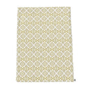 Yellow and White Velvet Throw