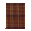 Copper-brown_tartan_velvet_throw blanket front.