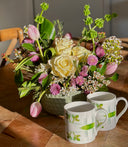 Gumleaf green coffee mugs 2 