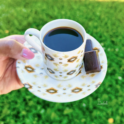 Coffee Cup and saucer Maggie