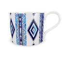 Savanna Blue bone China patterned teacup.