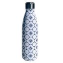 Evon Blue and White Thermal Bottle, crafted from premium stainless steel. 