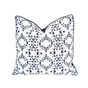 Black and white Soft Velvet luxury cushion and cushion cover. Front 