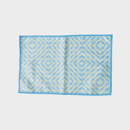 Yellow and Blue Diamond Adult Towel